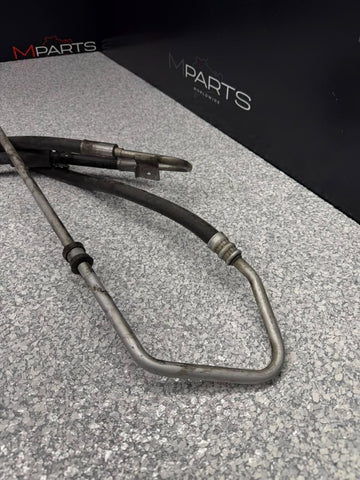 08-13 BMW M3 E90 E92 E93 Front Lower Power Steering Line Hose Set OEM