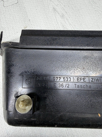 BMW 94-99 E36 Coupe Convertible Door Panel Pockets Black Set OEM