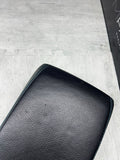 16-21 OEM BMW F87 M2 LCI Center Armrest Tray Console Black Leather Blue Stitch