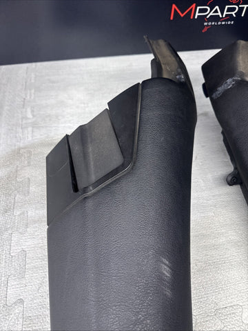 01-06 BMW E46 M3 CONVERTIBLE REAR INTERIOR QUARTER TRIMS COVERS PANELS BLACK