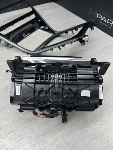 Center Dash Console Carbon Fiber Trims Panels 51168096321 51169396502 BMW F92 M8