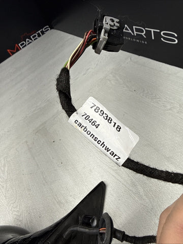 01-06 BMW E46 M3 Right Passenger Side View Mirror Carbon Black *Prev Paintwork