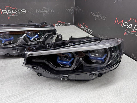 BMW F32 F36 F33 F82 4Series M4 16-18 X Laser Style Adaptive LED Headlights 6 Pin