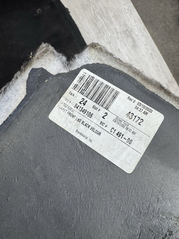 BMW Z3M Z3 M Coupe Roadster Floor Carpet Interior Black Front OEM