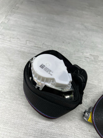 BMW 15-20 F82 M4 Coupe Competition Front Seat Belts Seatbelts Pair 34097873