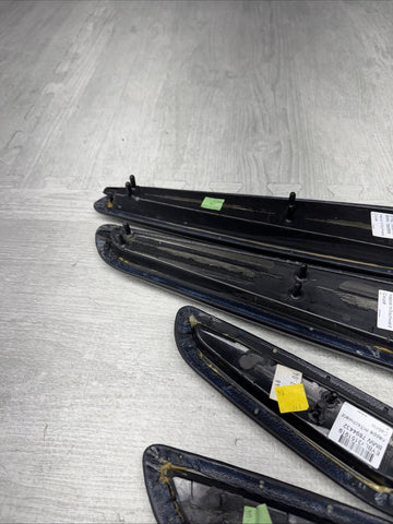 01-06 BMW E46 M3 Convertible Door Upper Arm Rest Armrest Pads Imola Red *Notes*