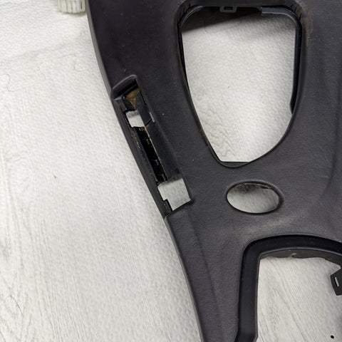 09-13 BMW E93 M3 DCT CIC LEATHER CENTER CONSOLE TRIM CONVERTIBLE *CREASES*