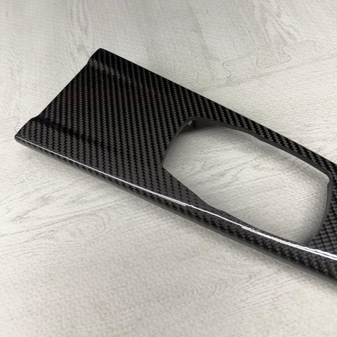 15-20 BMW M3 M4 iDRIVE CENTER CONSOLE CONTROLLER CARBON FIBER TRIM OEM 9232072
