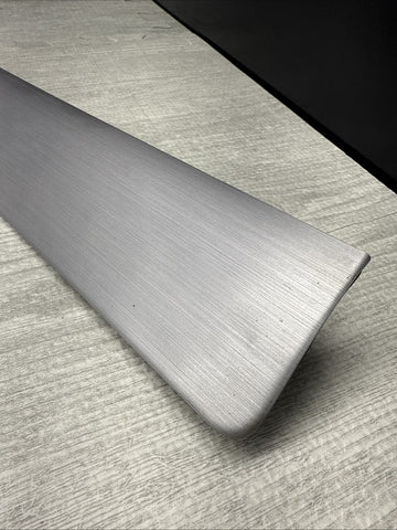 01-06 BMW E46 M3 Interior Right Dash Trim Brushed Aluminum *Broken Tab / Dents