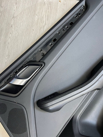 Porsche 15-21 Macan Rear Door Card Panel Black Right Passenger BOSE