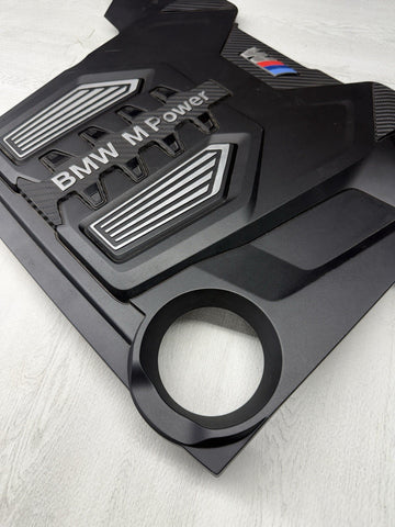 18-25 BMW F90 F92 M5 M8 S63 Engine Ignition Coil Top Motor Cover Panel OEM