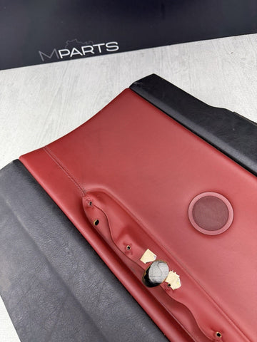 BMW 01-06 E46 M3 COUPE RIGHT REAR QUARTER INTERIOR TRIM PANEL IMOLA RED *Notes*