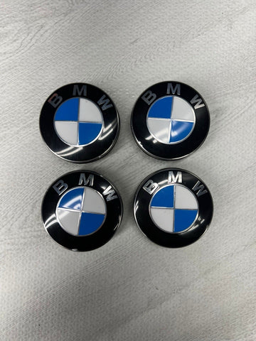 OEM BMW Floating Wheel Rim Center Caps 68mm E46 E90 E92 E60 E70