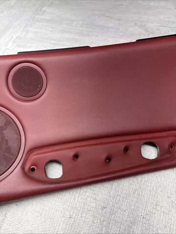 BMW 01-06 E46 M3 CONVERTIBLE RIGHT REAR QUARTER INTERIOR TRIM PANEL IMOLA RED