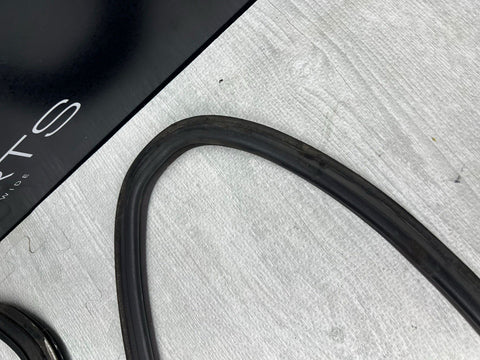 01-06 BMW E46 M3 Rear Quarterpanel Quarter Panel Window Seals Black 51368252621