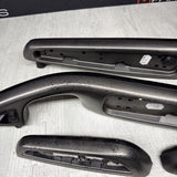 01-06 BMW E46 M3 Convertible Interior Armrests Trim Set Titan Shadow Black
