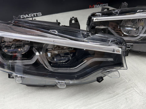 2014-2020 BMW F80 F82 F83 Adaptive LED IKON Style Headlights W Modules 6 PIN