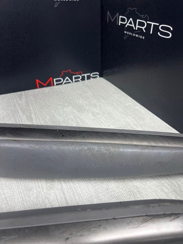 01-06 BMW E46 M3 Convertible Interior Armrests Trim Set Titan Shadow Grey + Pads