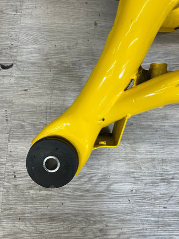 01-06 BMW E46 M3 REAR SUSPENSION SUBFRAME AXLE CARRIER CRADLE YELLOW