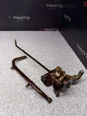 01-06 BMW E46 M3 S54 Engine Oil Pump + Pick Up Tubes