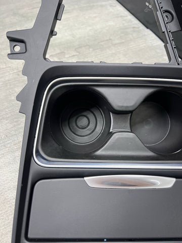 15-20 BMW F80 F82 F83 M3 M4 Front Cup Holder Center Console Leather Trim