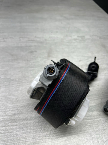 BMW 15-20 F82 M4 Coupe Competition Front Seat Belts Seatbelts Pair 34097873