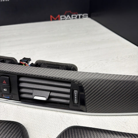 BMW F87 M2 16-21 Front Dry Carbon Fiber Interior Trim Panel Set of 4 OEM