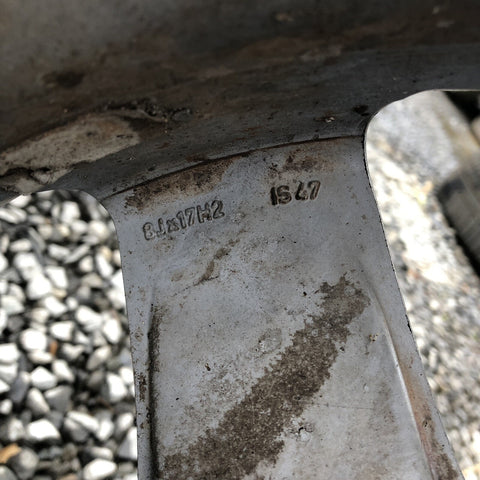 04-14 BMW 3 Series OEM Silver 17x8 7 Tapered Spoke Wheel