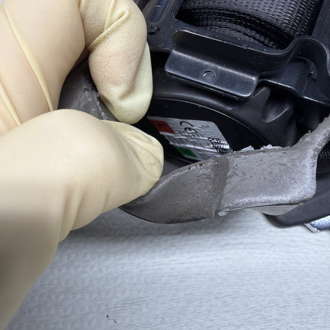 OEM BMW G80 M3 Competition Rear Right Passenger Seatbelt Retractor M Stitch