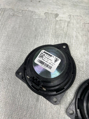 2014-2016 PORSCHE CAYMAN - Front DOOR Mid-Range Speakers Pair (BOSE) 7PP035415F