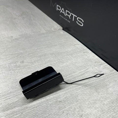 21-25 BMW G80 G82 G83 M3 M4 Rear Bumper Tow Hook Cover BLACK OEM 8074693