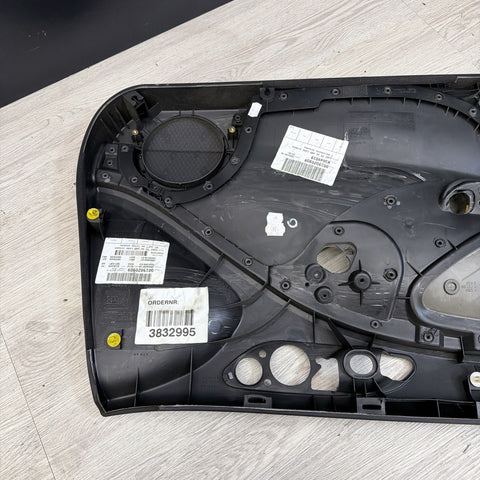 01-06 BMW E46 M3 PASSENGER RIGHT SIDE DOOR PANEL CARD BLACK OEM