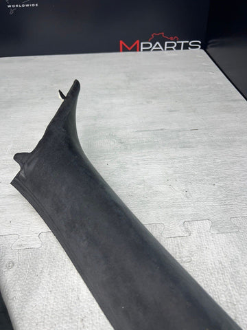 BMW E63 645 650 M6 Coupe A Pillars Trims Covers Alcantara Set OEM