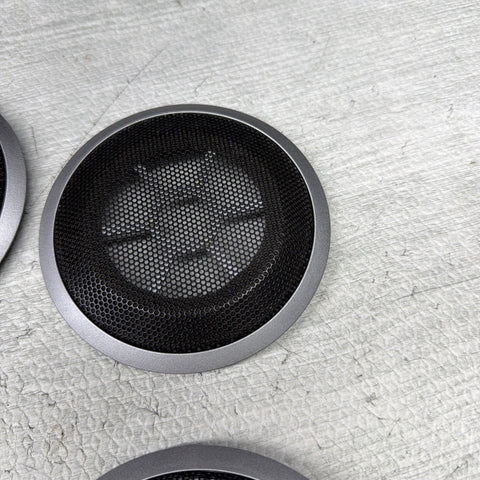 07-13 BMW E92 E93 3-Series 2dr Front Rear Door Individual Speaker Covers Trims
