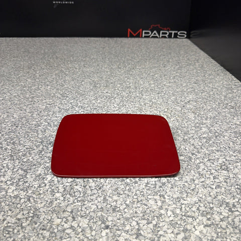 01-06 BMW E46 M3 Rear Fuel Gas Tank Flap Filler Lid Cover Cap Imola Red OEM