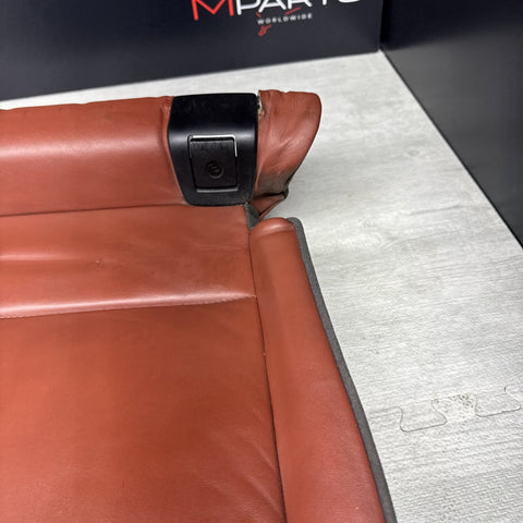 08-13 BMW E93 M3 Coupe Right Passenger Rear Seat Bottom Bench Fox Red Leather