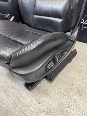 01-06 BMW E46 M3 Convertible Interior Front Heated Seats Black