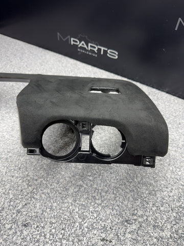 17-25 PORSCHE CAYMAN GT4 FRONT LEFT LOWER DASH ALCANTARA COVER PANEL
