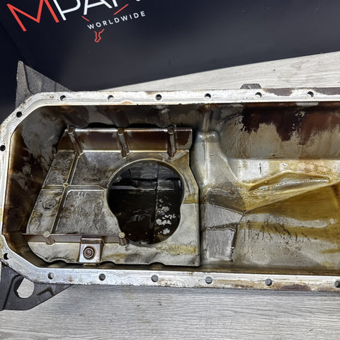 1996-2000 BMW E36 M52 S52 Z3 Oil Pan Engine Sump 323i 328i M3 M3.2 USED OEM ///M