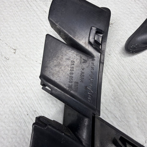 2014–2020 BMW M4 F82 F83 Left Right Fender Side Vent Grills OEM Chrome