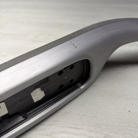 01-06 BMW E46 M3 Brushed Aluminum/Grey Door Trim Armrest Right Front Passenger