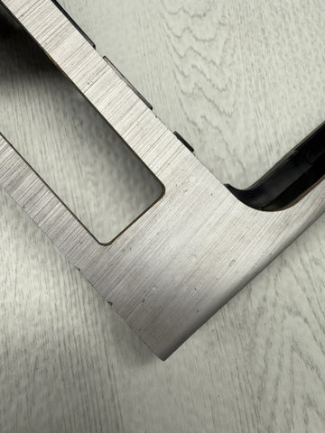 01-06 BMW E46 M3 Convertible Interior Center Shift Shifter Trim Brushed Aluminum