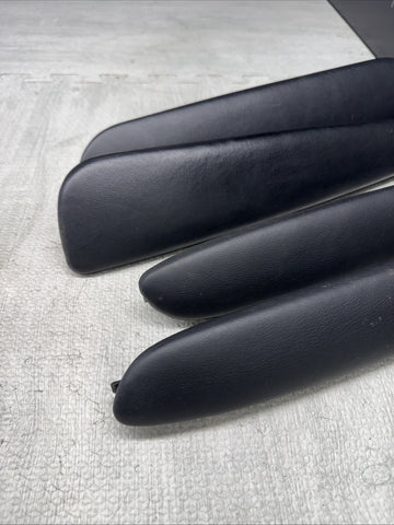 01-06 BMW OEM E46 M3 Coupe Trim Armrest Pads Set Black 8238622