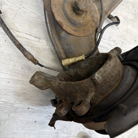 BMW E30 318is 84-92 Right Rear Trailing Arm Knuckle Hub Spindle Suspension OEM