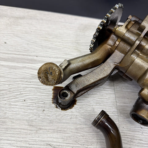 01-06 BMW E46 M3 S54 Engine Oil Pump + Pick Up Tubes