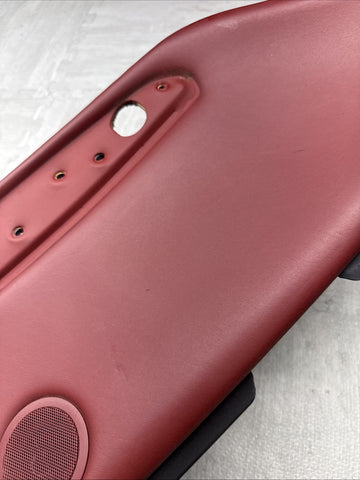 BMW 01-06 E46 M3 CONVERTIBLE LEFT REAR QUARTER INTERIOR TRIM PANEL IMOLA RED