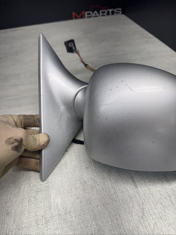 01-06 BMW E46 M3 Side View Door Mirrors Pair Titanium Silver *Notes*