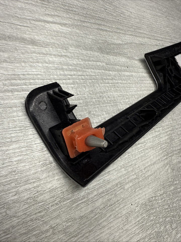 01-06 BMW E46 M3 Interior Left Dash Vent Trim Brushed Aluminum Broken Tab / Dent