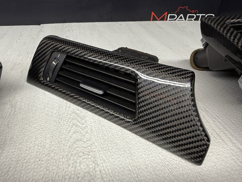 08-13 BMW E92 E93 M3 Interior Trim Set Console Dash Door Gloss Carbon Fiber