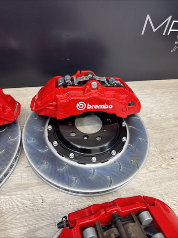 01-06 BMW E46 M3 BREMBO Big Brake Kit Red Calipers Rotors Set NEW Plug Play